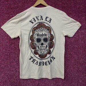 Modelo Viva La Tradición Beer T-Shirt Medium